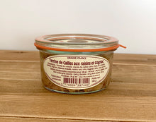 Charger l'image dans la galerie, Terrine de Cailles aux raisins et Cognac 100 g
