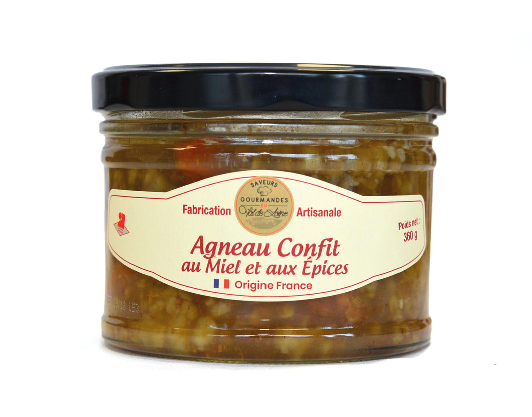 Agneau Confit au Miel et aux Épices 360 g