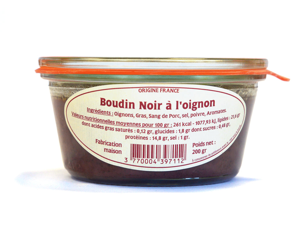 Boudin Noir à l'Oignon 200 g