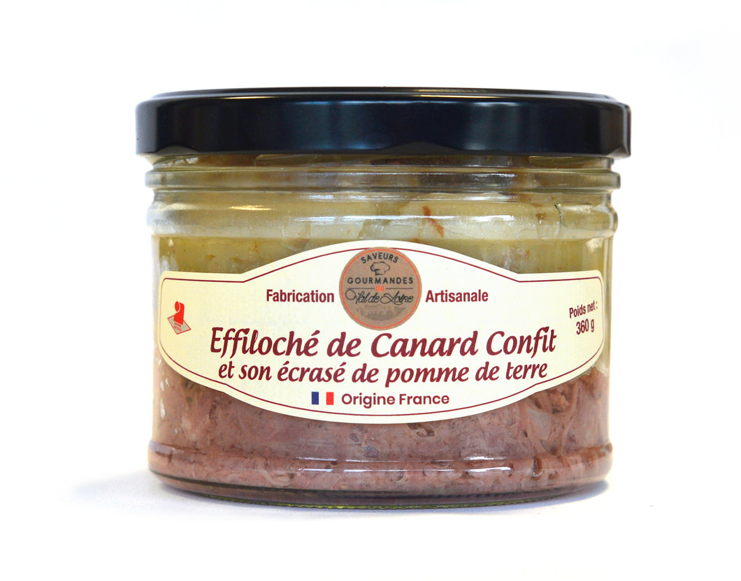 Effiloché de Canard Confit et son écrasé de pomme de terre 360 g