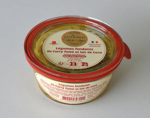 Légumes fondants au Curry fumé et lait de Coco 200 g