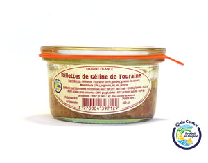 Rillettes de Géline de Touraine 100 g