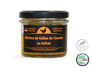 Rillettes de Géline de Touraine au Safran 80 g