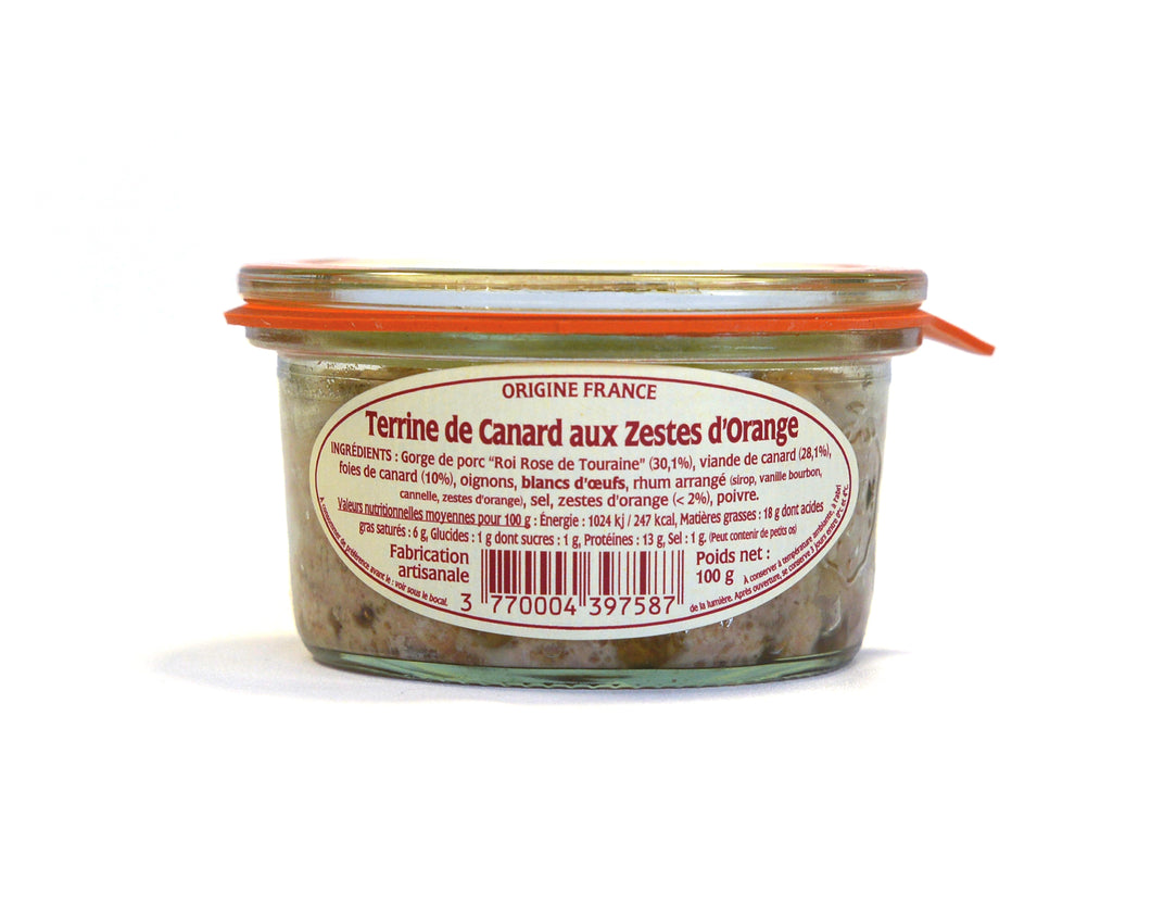 Terrine de Canard aux Zestes d’Orange 100 g