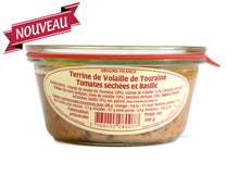 Charger l'image dans la galerie, Terrine de Volaille de Touraine, Tomates séchées et basilic 200 g
