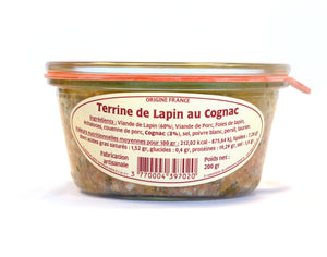Terrine de Lapin au Cognac 200 g