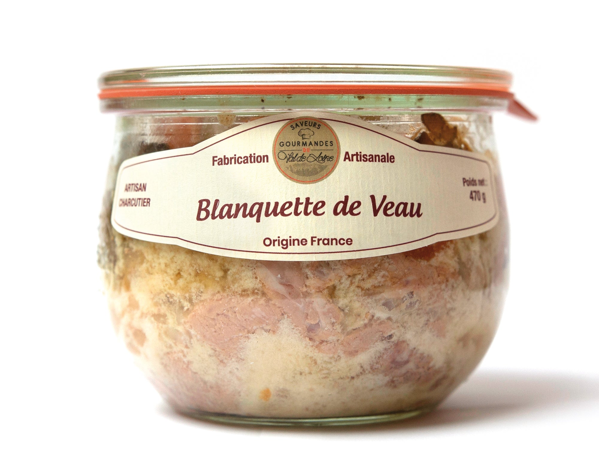 Plat cuisiné artisanal · Blanquette de veau · Se conserve 1 an